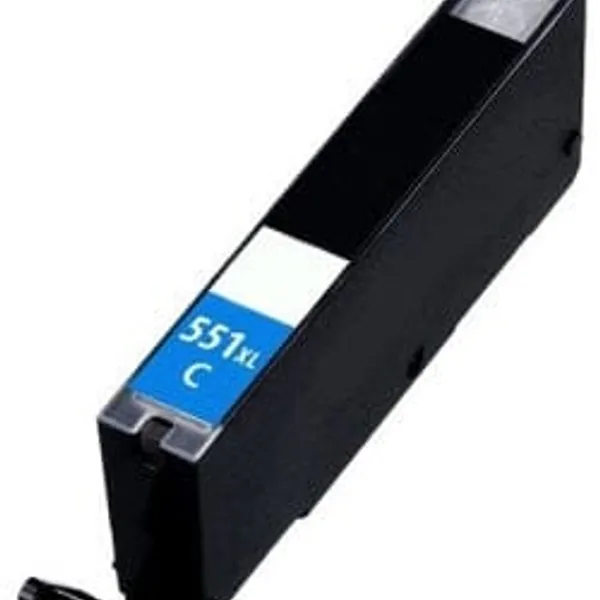 Canon CLI-551XLC cyan printerpatron 13ml alternativ 6444B001